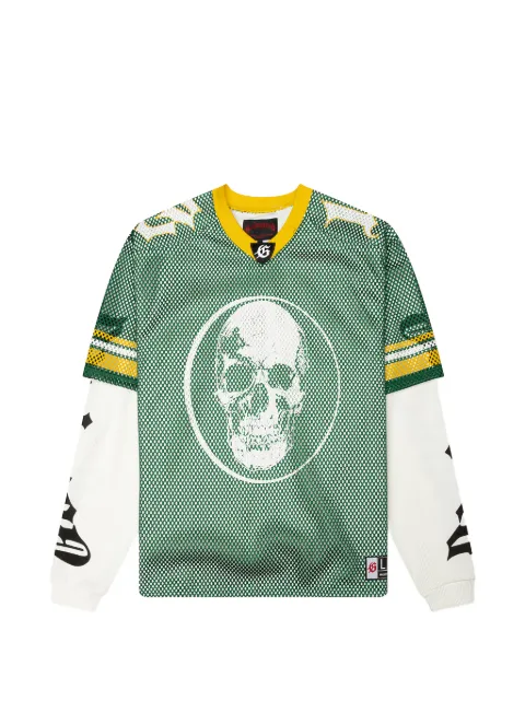 GODSPEED t-shirt en résille à imprimé graphique