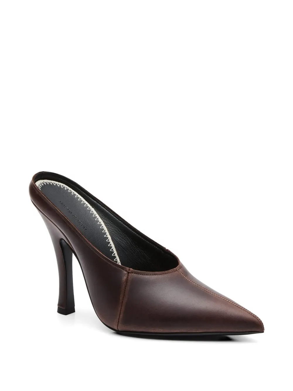 Magda Butrym Leren muiltjes Bruin