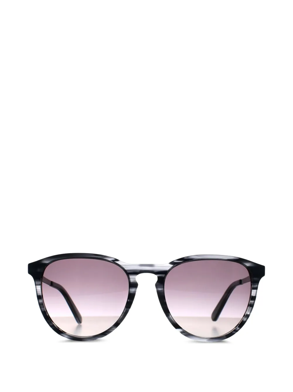 Lacoste marble round sunglasses - Nero
