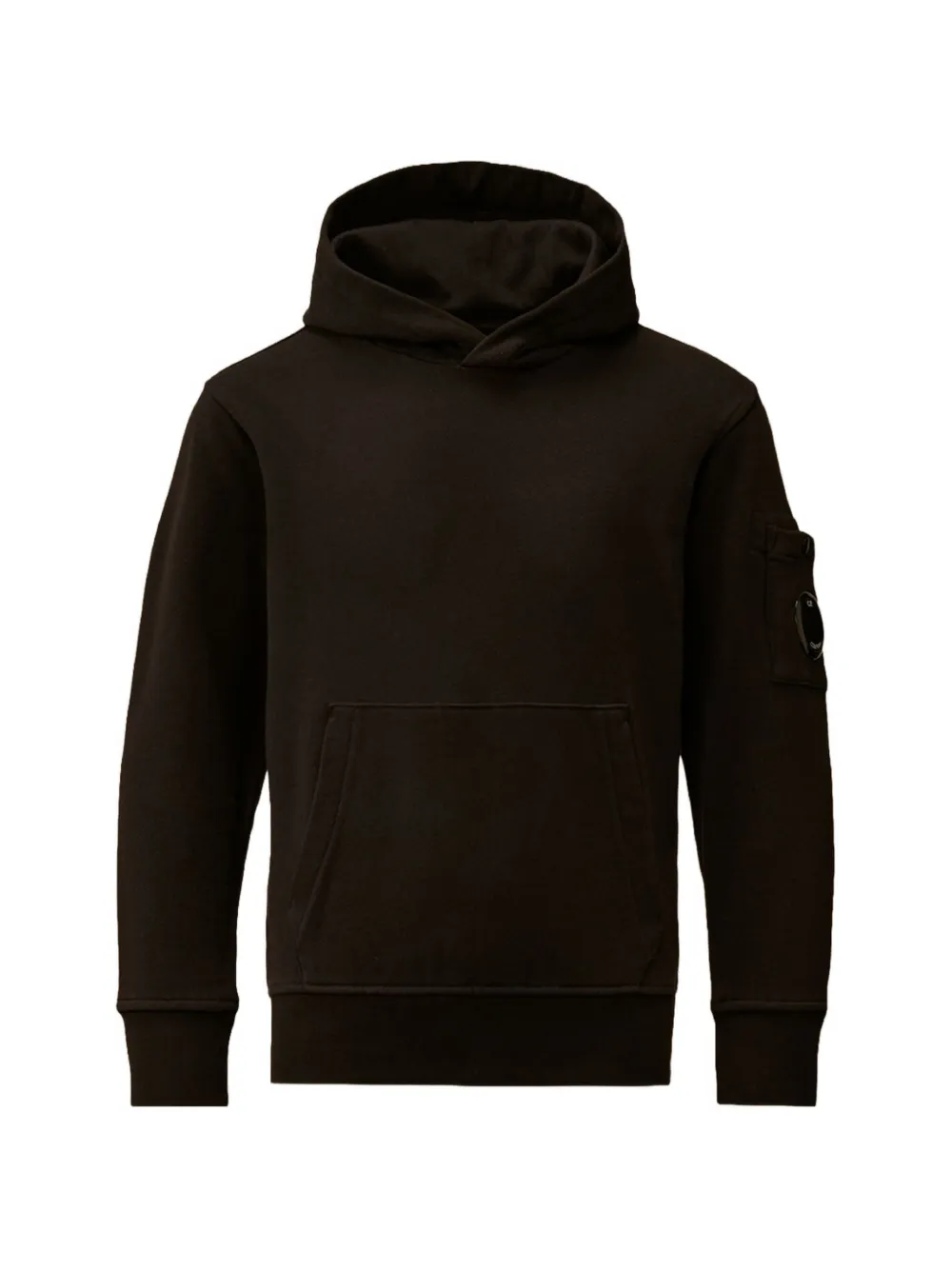 C.P. Company Kids logo-patch hoodie - Nero