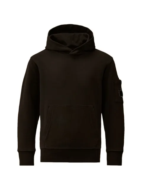 C.P. Company Kids logo-patch hoodie