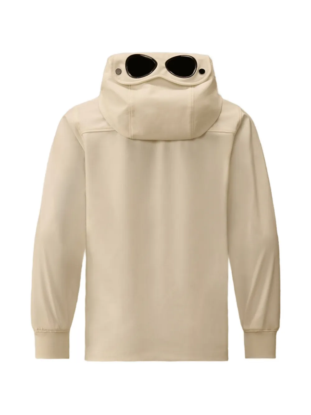 C.P. Company Kids Shell-R jack met capuchon en rits Beige