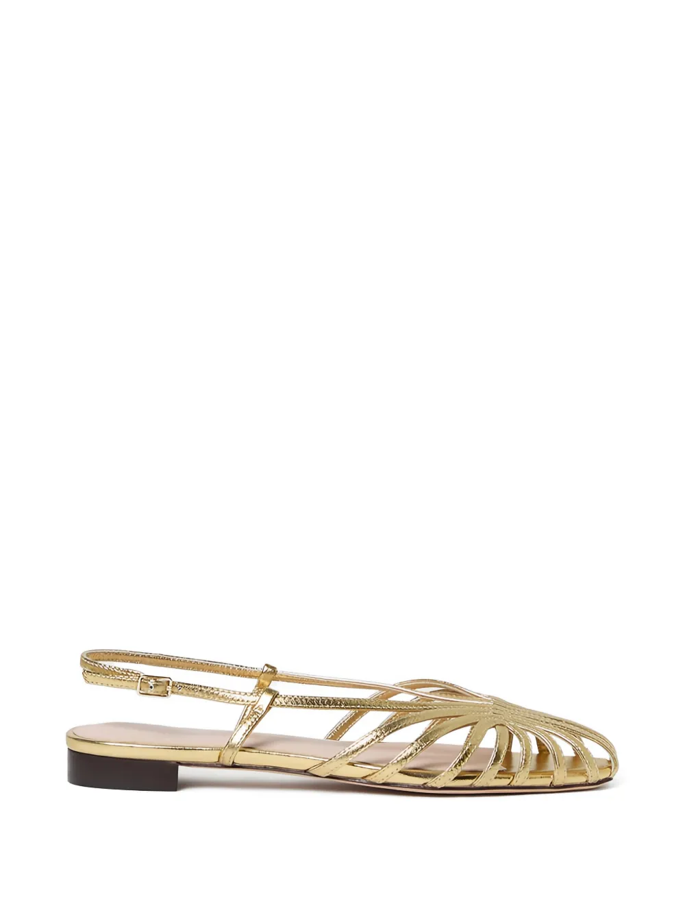 Loeffler Randall Devon slingback sandals Goud