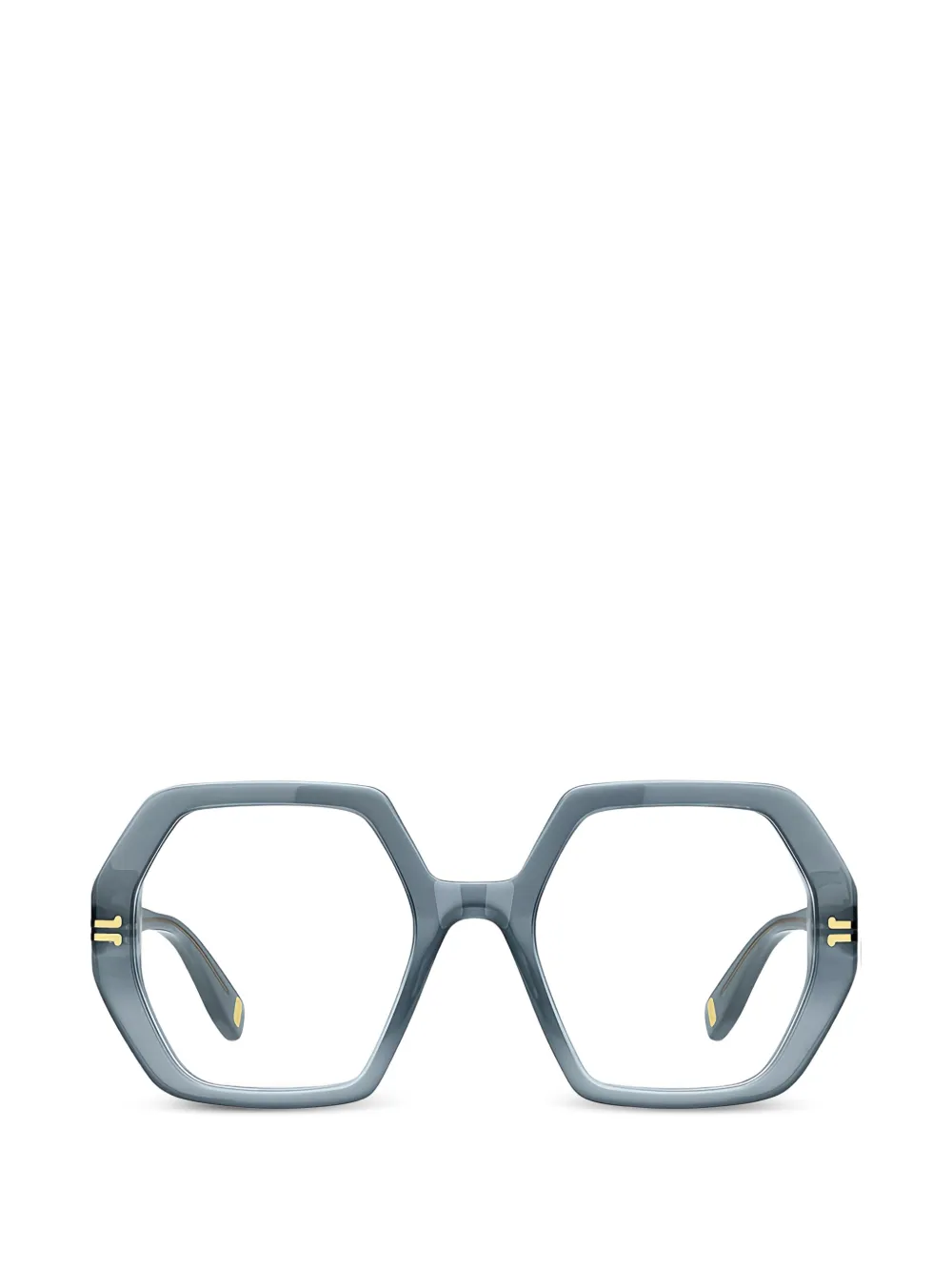 Marc Jacobs geometric-frame glasses - Blu