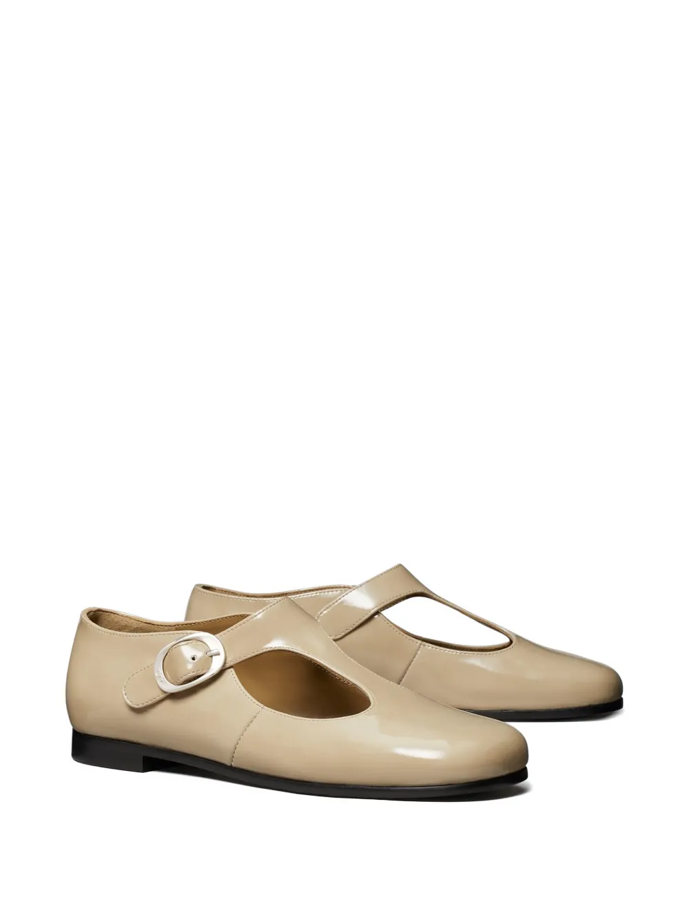 Tory Burch Violet T-strap ballet flats Beige