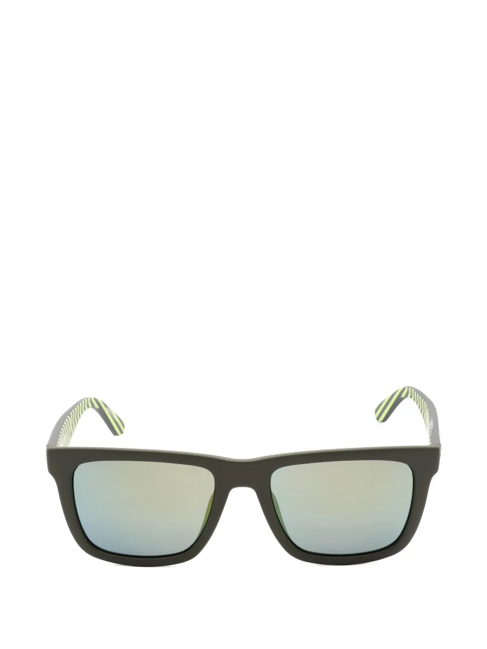 Lacoste rectangle-frame sunglasses - Grün