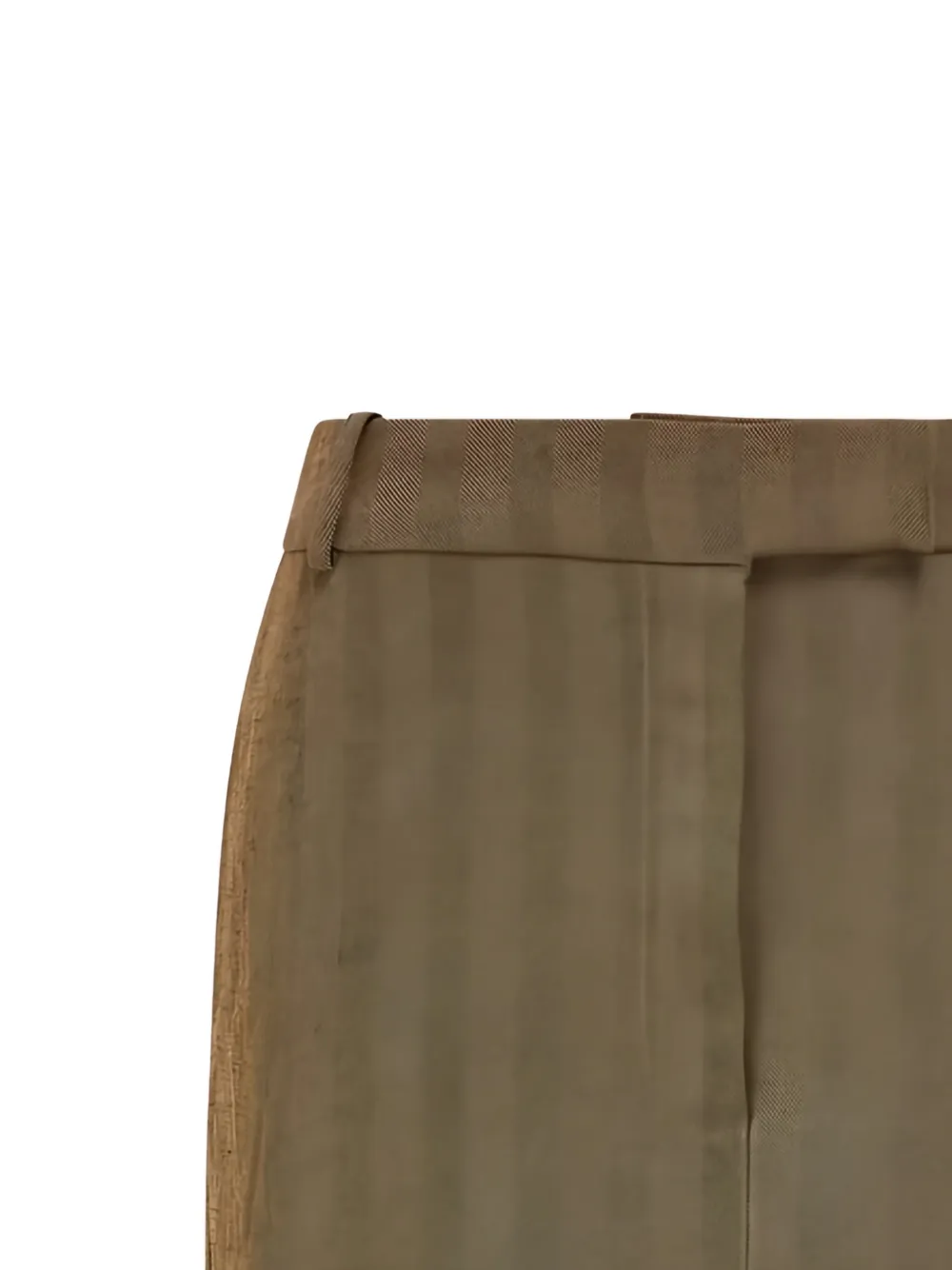 Ferragamo Mini-rok met visgraat patroon Bruin