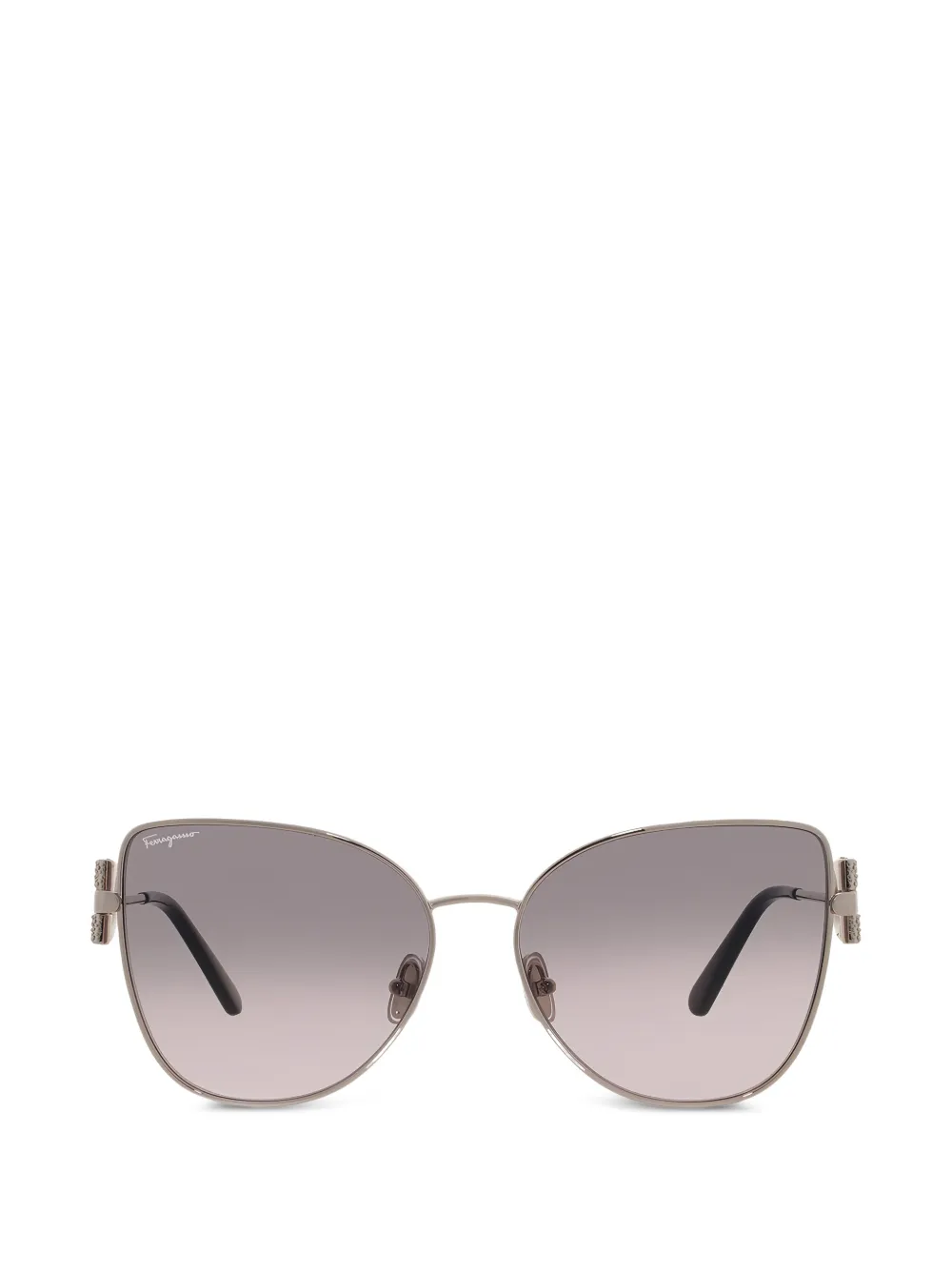 Ferragamo cat-eye full-rim sunglasses - Argento