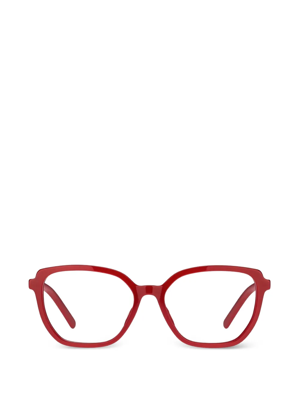 Marc Jacobs square full-rim glasses - Rot