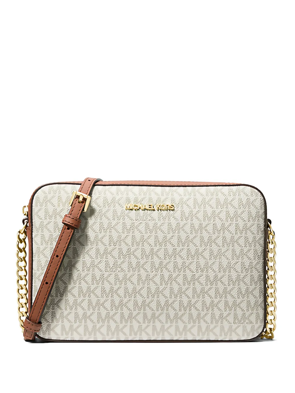 Michael Kors large Jet Set cross body bag - Toni neutri