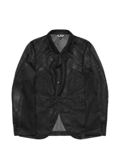 Black Comme Des Garçons blazer à revers cranté
