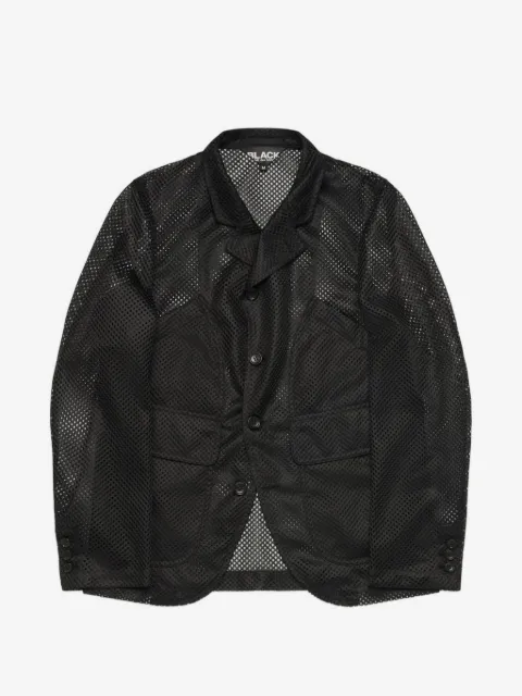 Black Comme Des Garçons notch-lapel blazer
