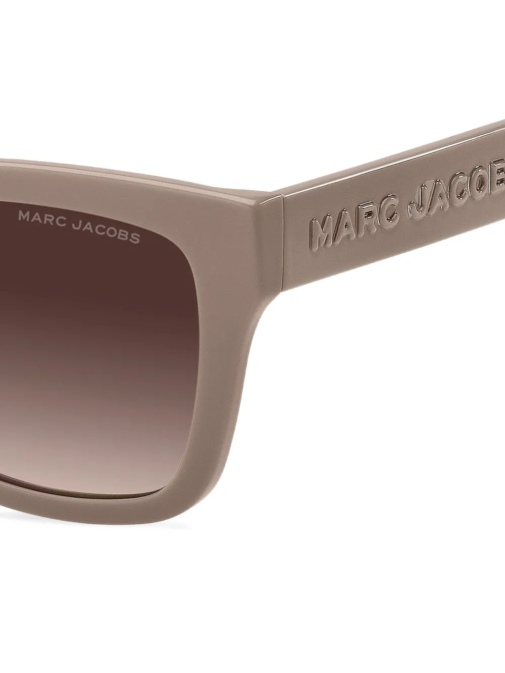 Marc Jacobs Eyewear Zonnebril met vierkant montuur Beige