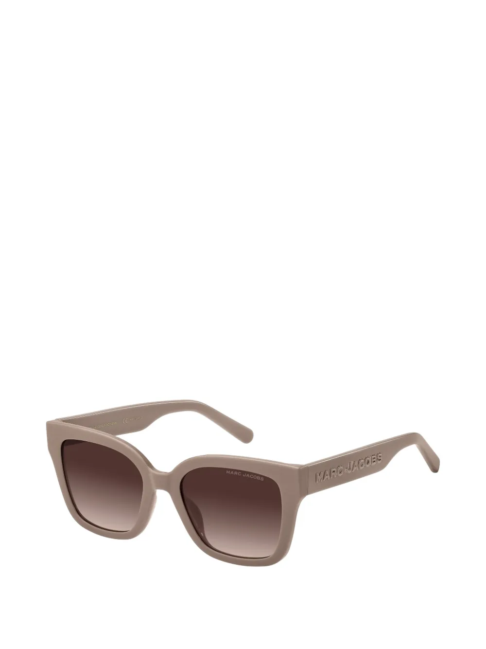 Marc Jacobs Eyewear Zonnebril met vierkant montuur Beige