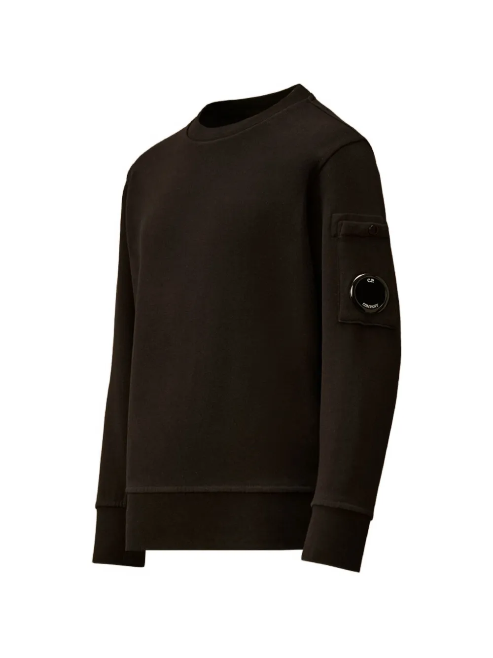 C.P. Company Kids U16 sweater met zak Zwart