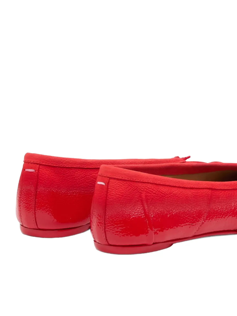 Maison Margiela Tabi ballet flats Rood