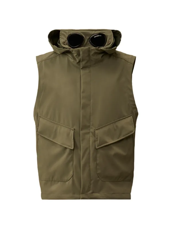 C.P. COMPANY Goggle Jacket ベスト オリーブ C.P. Company Shell-R