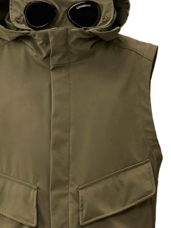 C.P. Company Shell-R Goggle ベスト | グリーン | FARFETCH JP