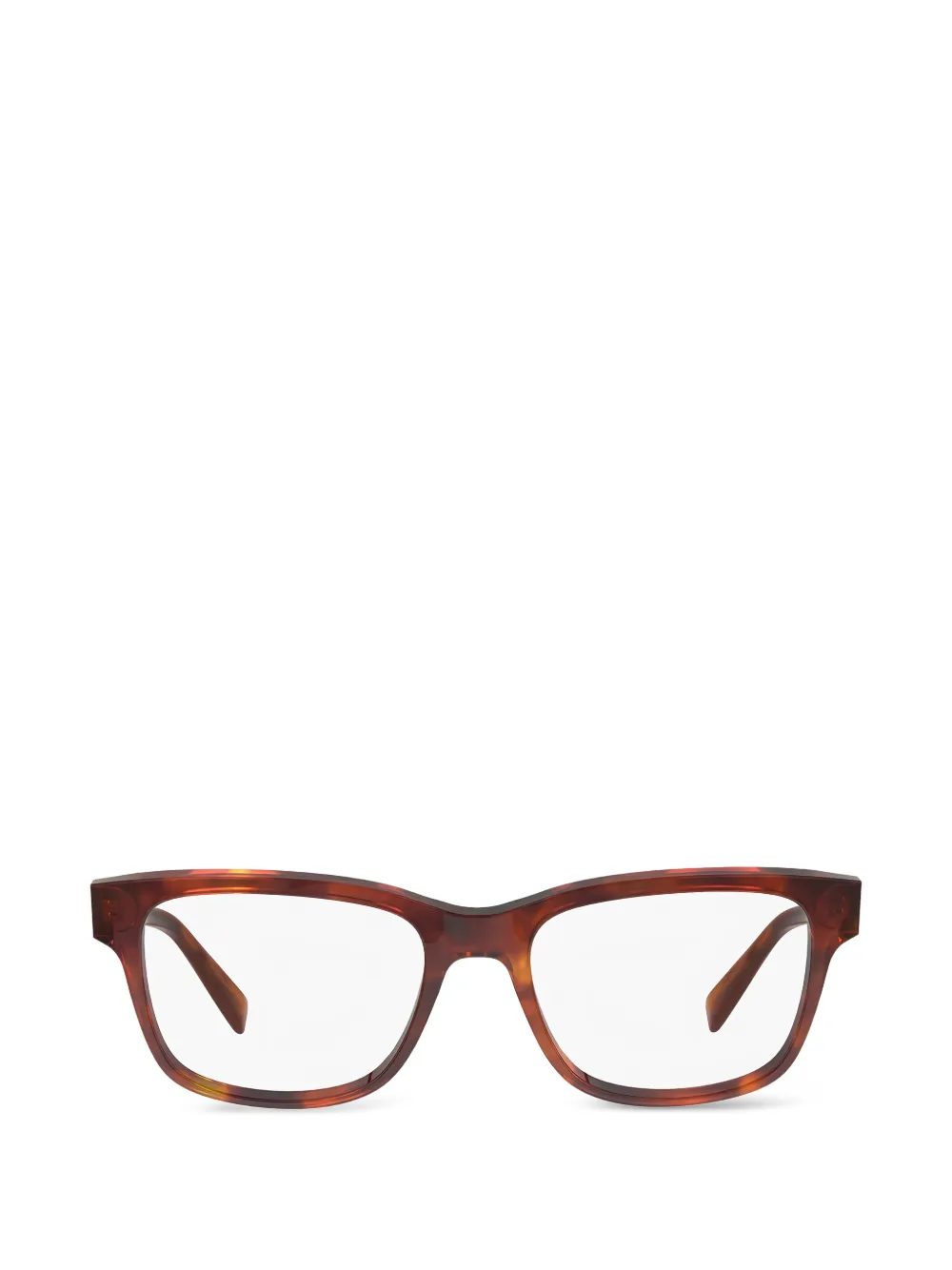 Lacoste square-frame glasses - Marrone