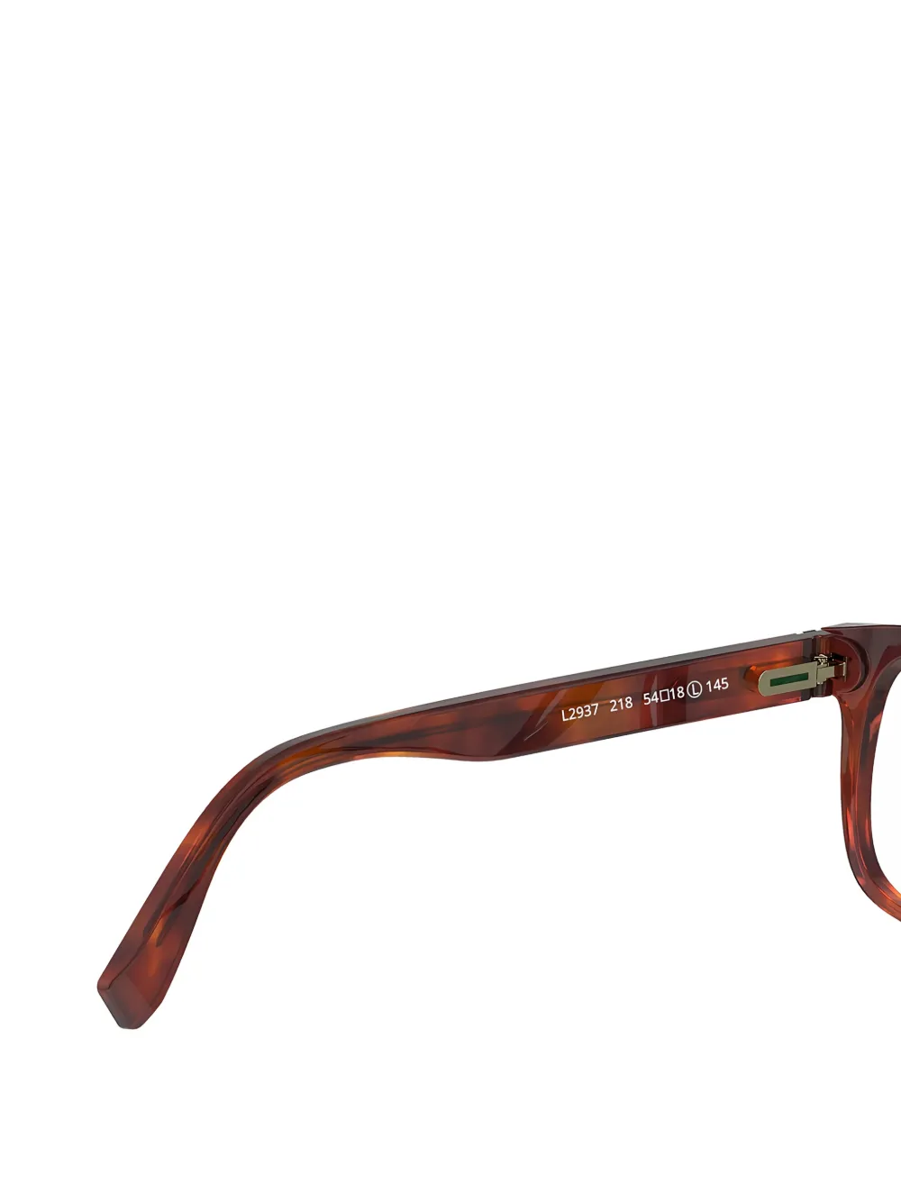 Lacoste Bril met vierkant montuur Bruin