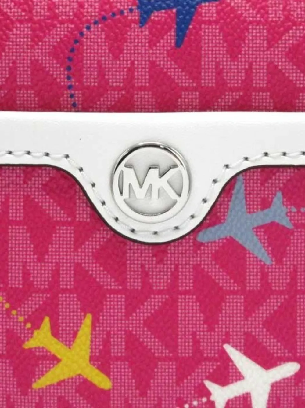 Michael Kors Shopper met vliegtuig-print Roze