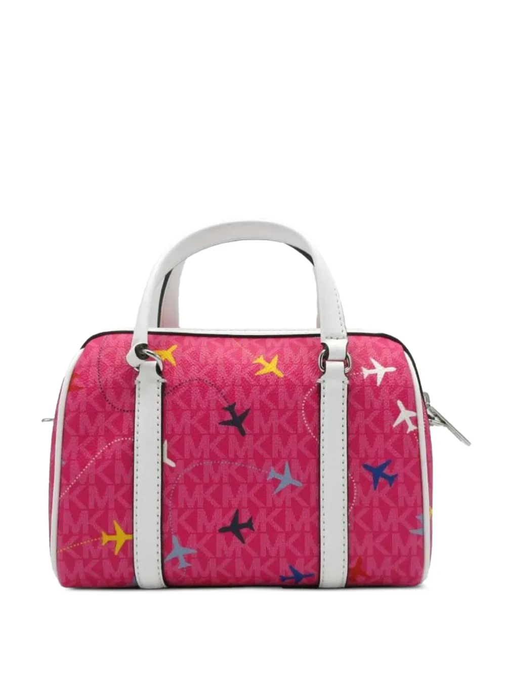 Michael Kors Shopper met vliegtuig-print Roze