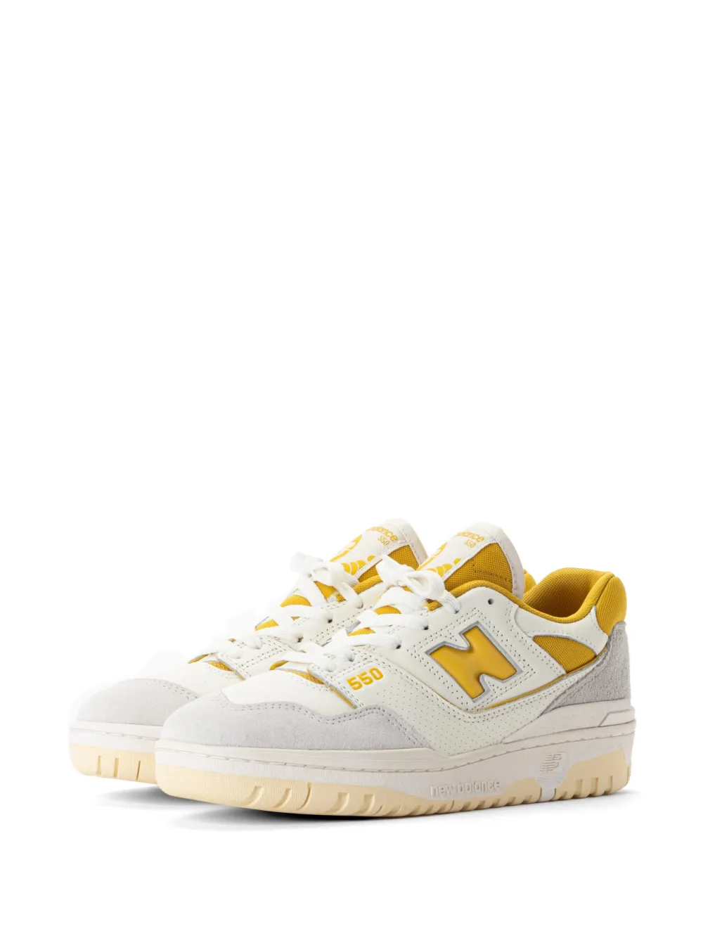 New Balance 550 geperforeerde sneakers Wit