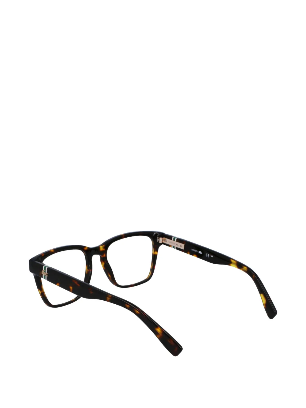 Lacoste Bril met vierkant montuur Bruin