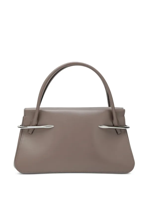 GIVENCHY ピンチ ミディアム レザーハンドバッグ Givenchy ピンチ レザーハンドバッグ M | ブラウン | FARFETCH JP
