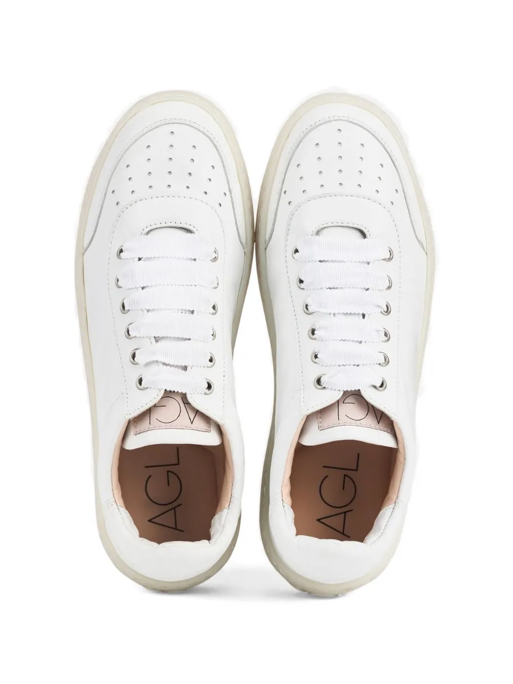 AGL Chewy lace-up sneakers Wit