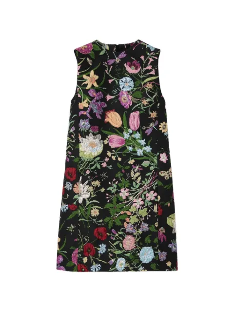 Gucci floral brocade mini dress