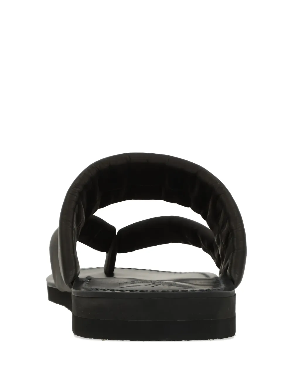 Yohji Yamamoto open-toe sandals Zwart