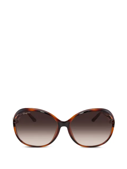 Ferragamo Eyewear lentes de sol con armazón ovalada