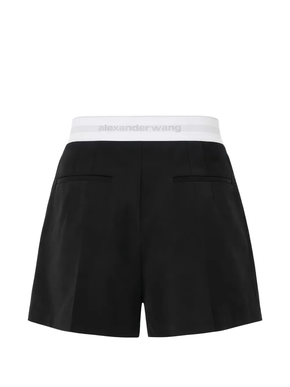 Alexander Wang Shorts met tailleband Zwart