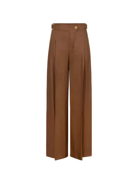 Elisabetta Franchi straps palazzo trousers