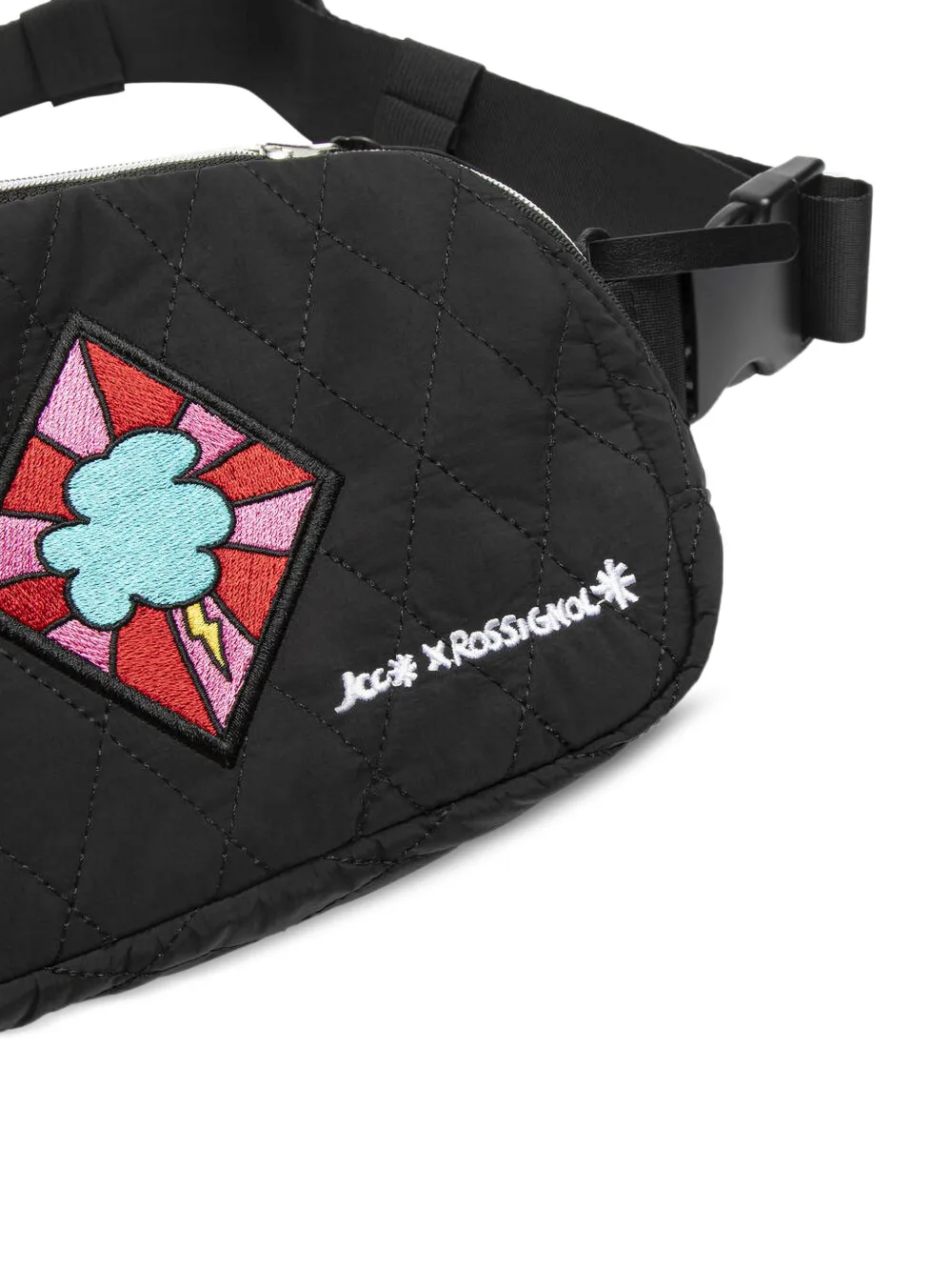 Rossignol x JCC Victory gewatteerde heuptas met borduurwerk Zwart