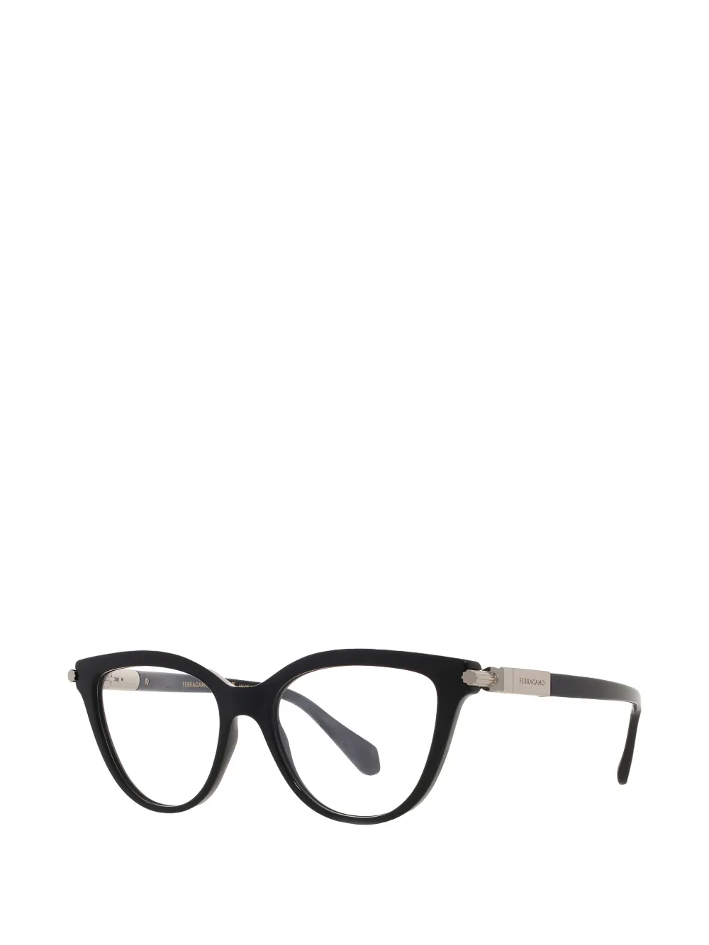 Ferragamo Bril met cat-eye montuur Zwart