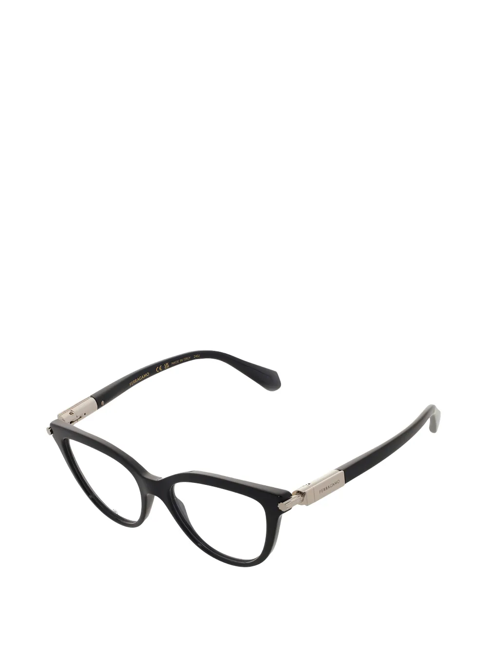 Ferragamo Bril met cat-eye montuur Zwart
