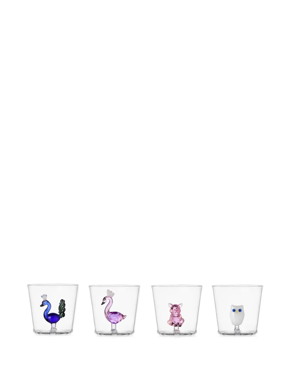 Ichendorf Milano animal design tumblers - Bianco