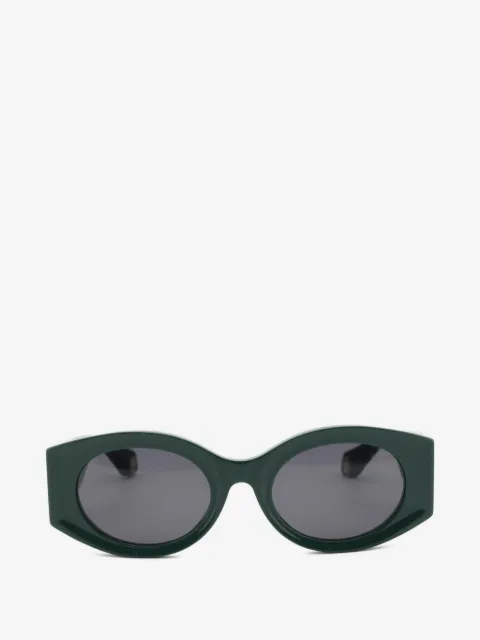 Roberto Cavalli lentes de sol con armazón ovalada
