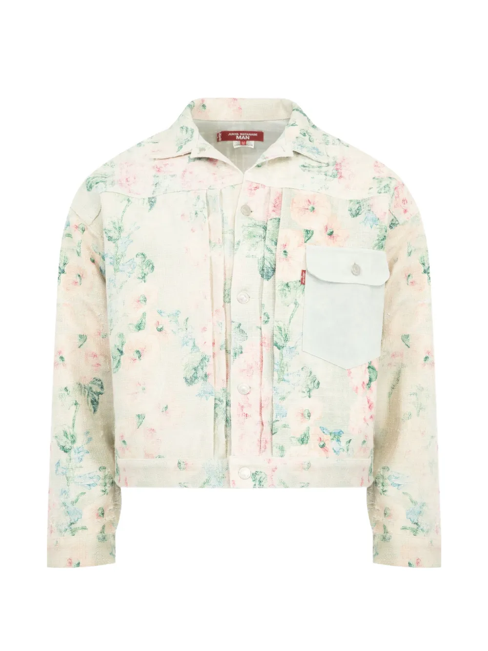 Junya Watanabe MAN floral pocket jacket - Toni neutri