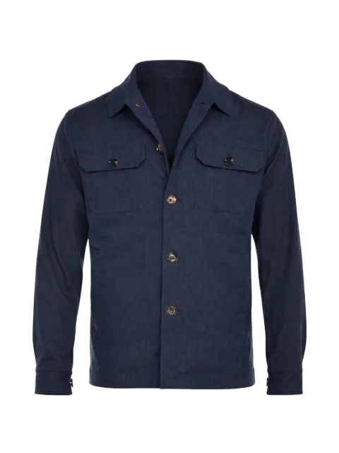 Kiton buttoned wool jacket