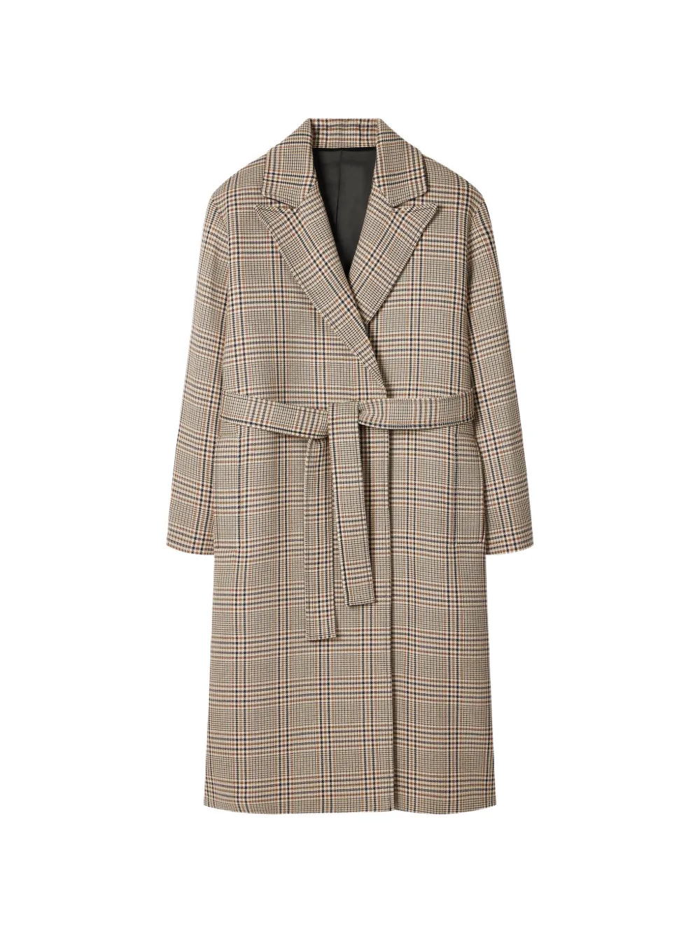 Paul Smith check-belted coat - Toni neutri