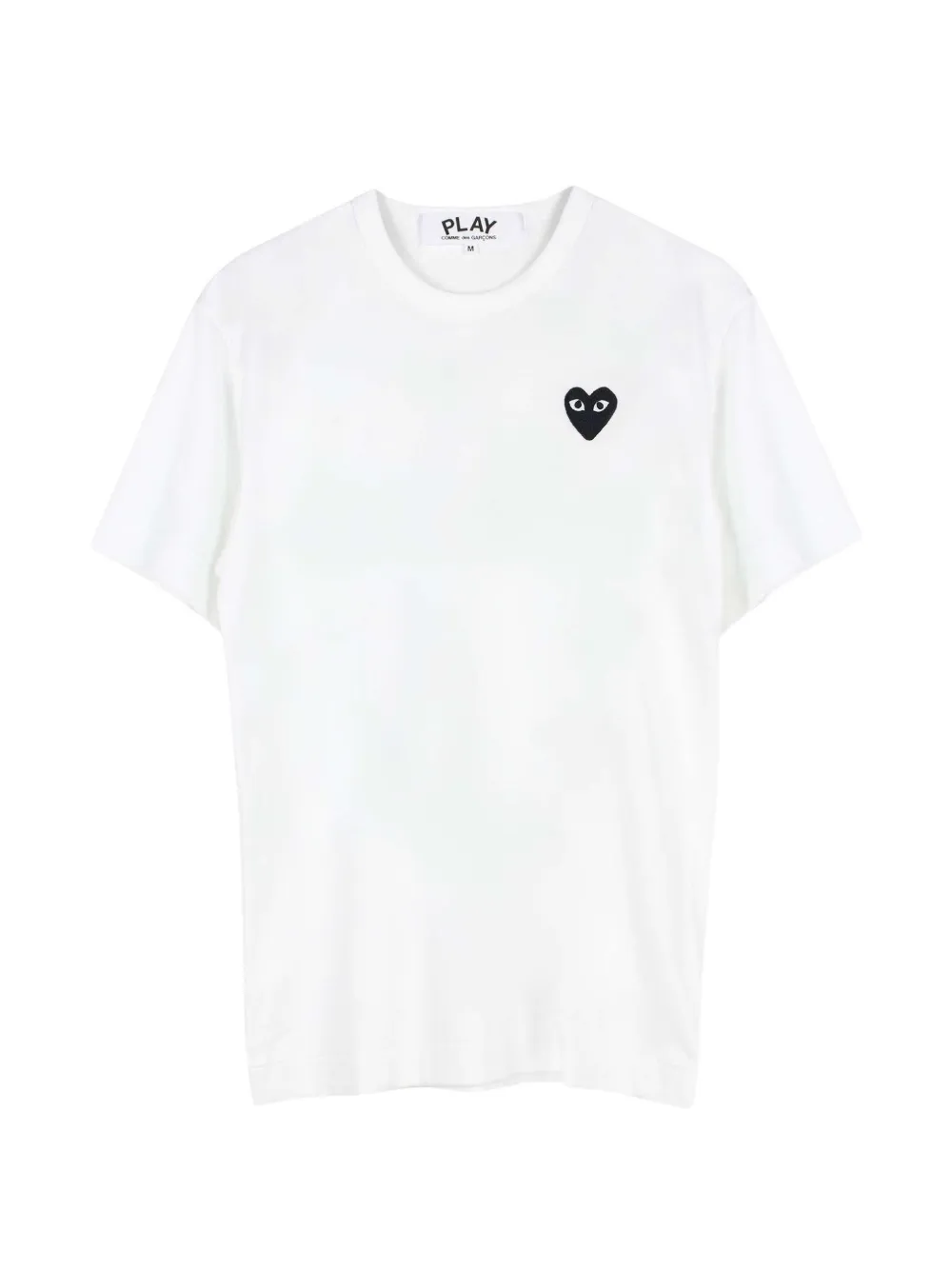 Comme Des Garçons Play heart logo T-shirt - Weiß