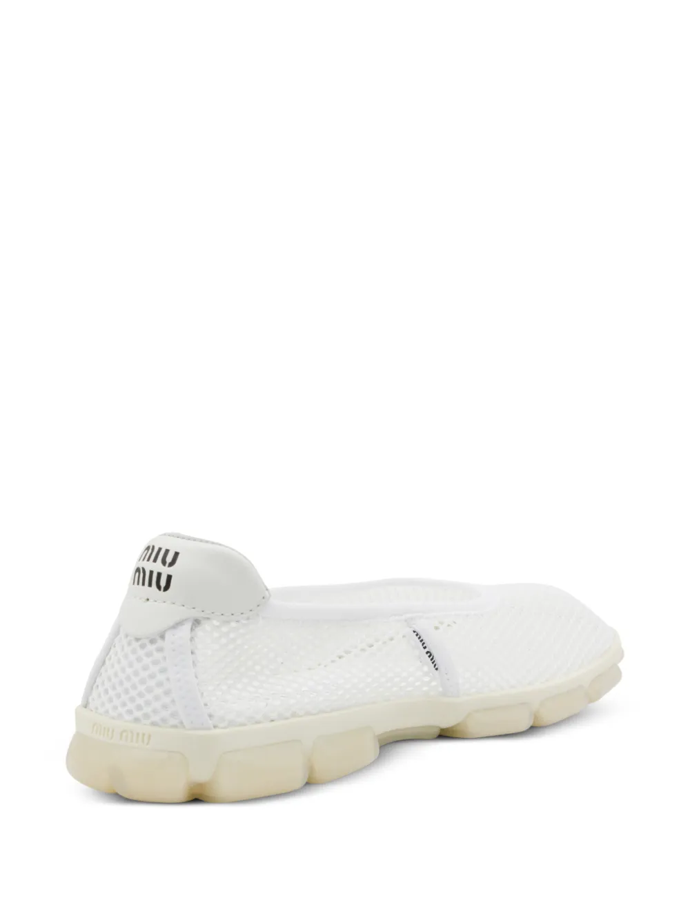 Miu mesh ballet flats Wit
