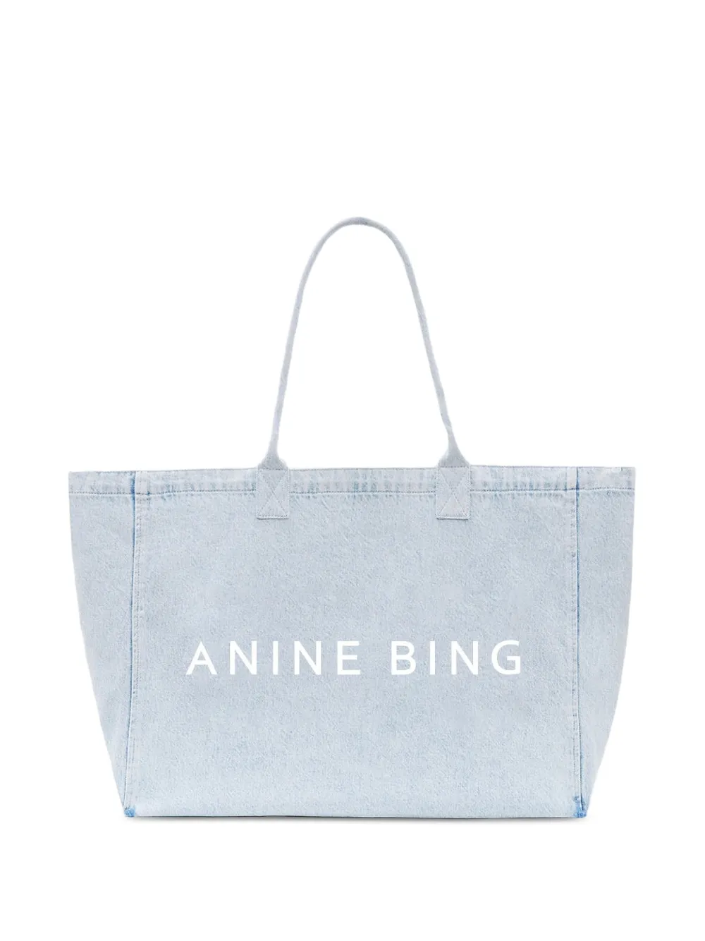ANINE BING Leo denim tote