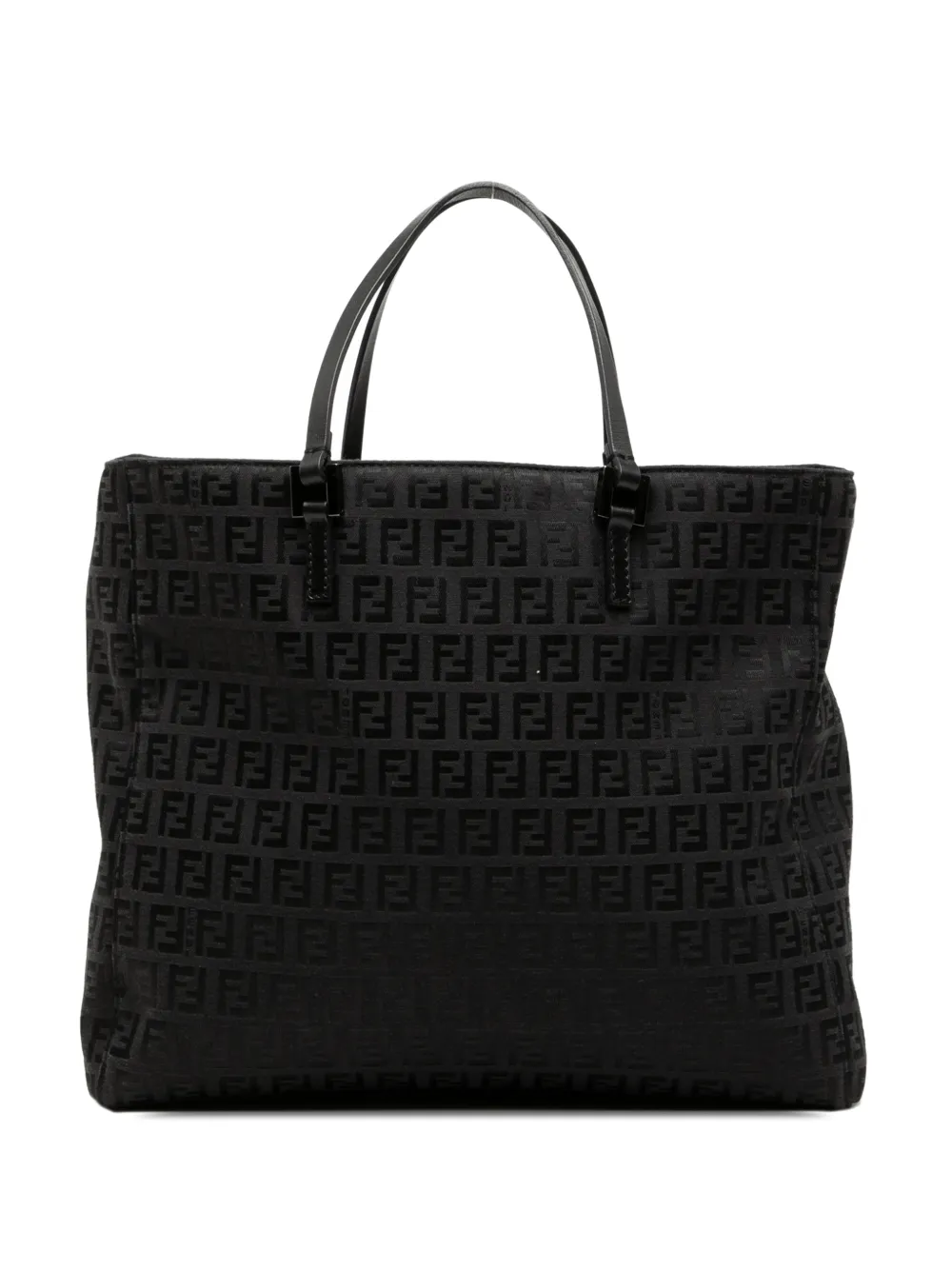 Fendi Pre-Owned 2000-2010 Zucchino Canvas tote bag - Black