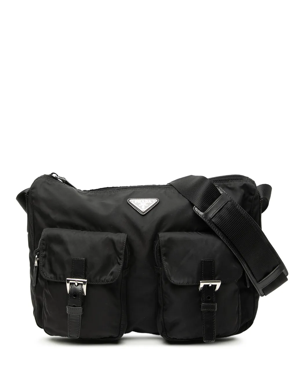 Prada Pre-Owned 2013-2025 Tessuto Zip Top crossbody bag - Nero