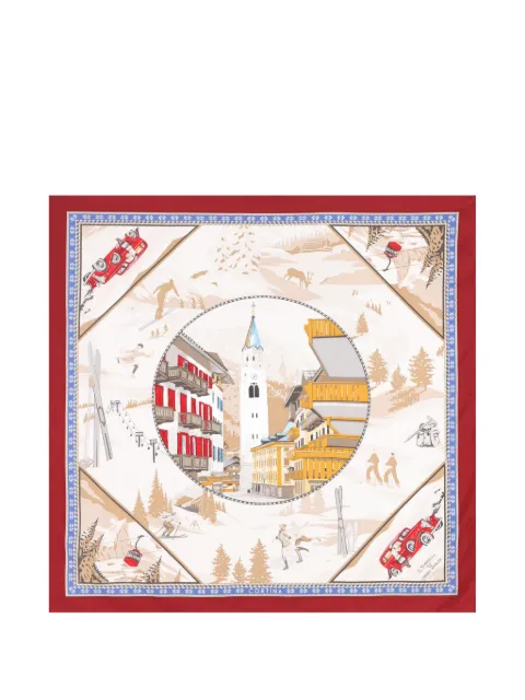 Marinella printed scarf