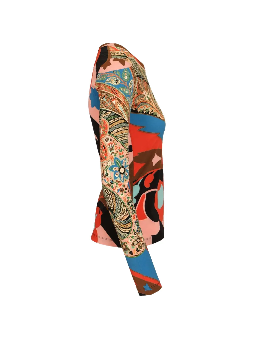  Etro Top De Manga Larga - Azul 